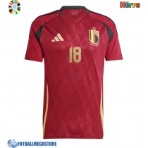 Fotballdrakt Herre Belgia Orel Mangala #18 Hjemmedrakt EM 2024 Kortermet